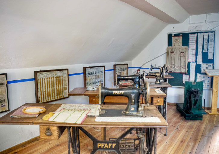 Handarbeit im Museum